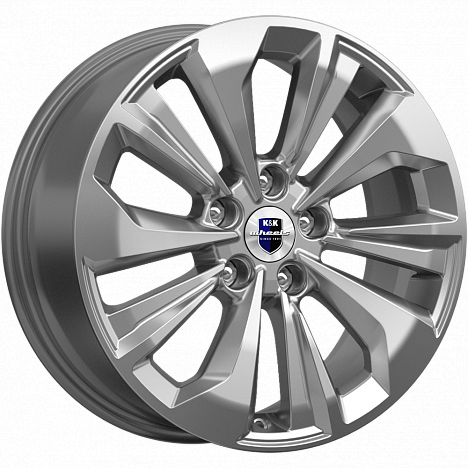 R17'' 5x112 ET40 7J Кик Авиор 57,1 дарк платинум брайт