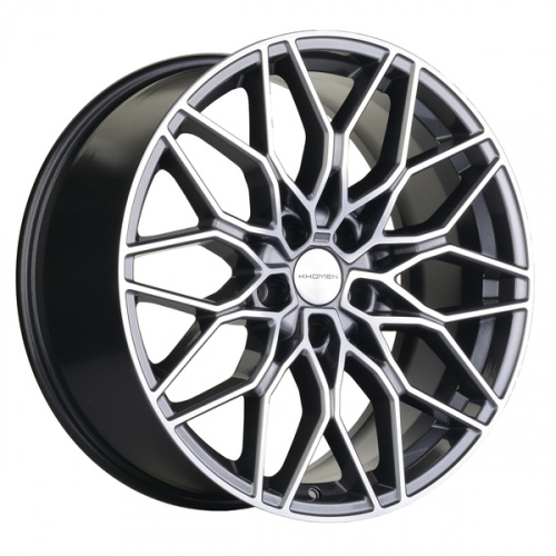 R19'' 5x112 ET40 9.5J Khomen wheels KHW1902 66.6 Black FP